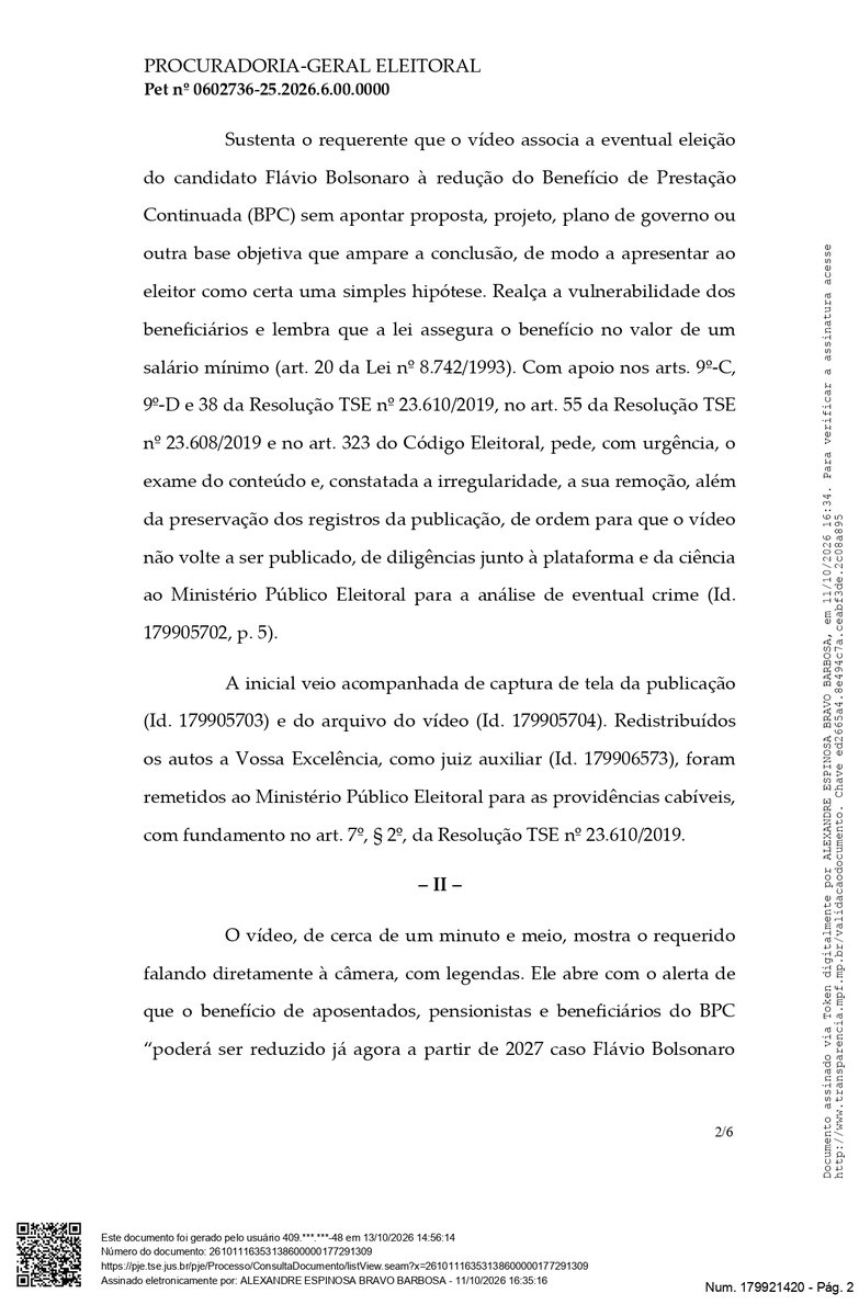rodolfoprado's tweet photo. BOMBA :  O @AndreJanonesMG  NÃO MENTE
O PROCURADOR GERAL ELEITORAL CONFIRMA JANONES FALA A VERDADE 
MPE mostra que JANONES indicou e exibiu matérias reais de veículos de imprensa (Folha de S.Paulo e Estado de Minas) que noticiaram estudos/discussões sobre mudanças nos índices de correção dos benefícios sociais para geração de espaço fiscal.