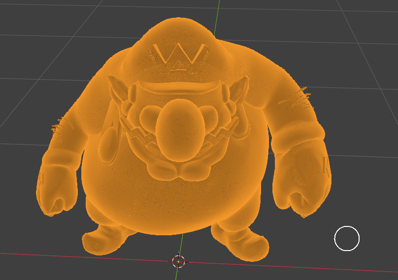 gembia2's tweet photo. Found an AI-generated Wawario model on sketchfab when looking for wario apparition models and this shit has 1.5 MILLION FUCKING TRIANGLES https://t.co/nDzV43sq8I