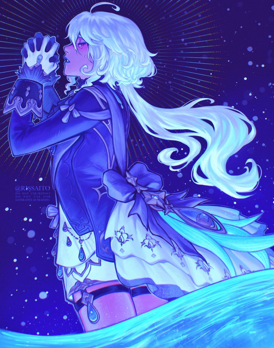 rissaito's tweet photo. as the waters rise 💧
#furina #genshinimpact #フリーナ生誕祭2026 https://t.co/kQdfMJuNob