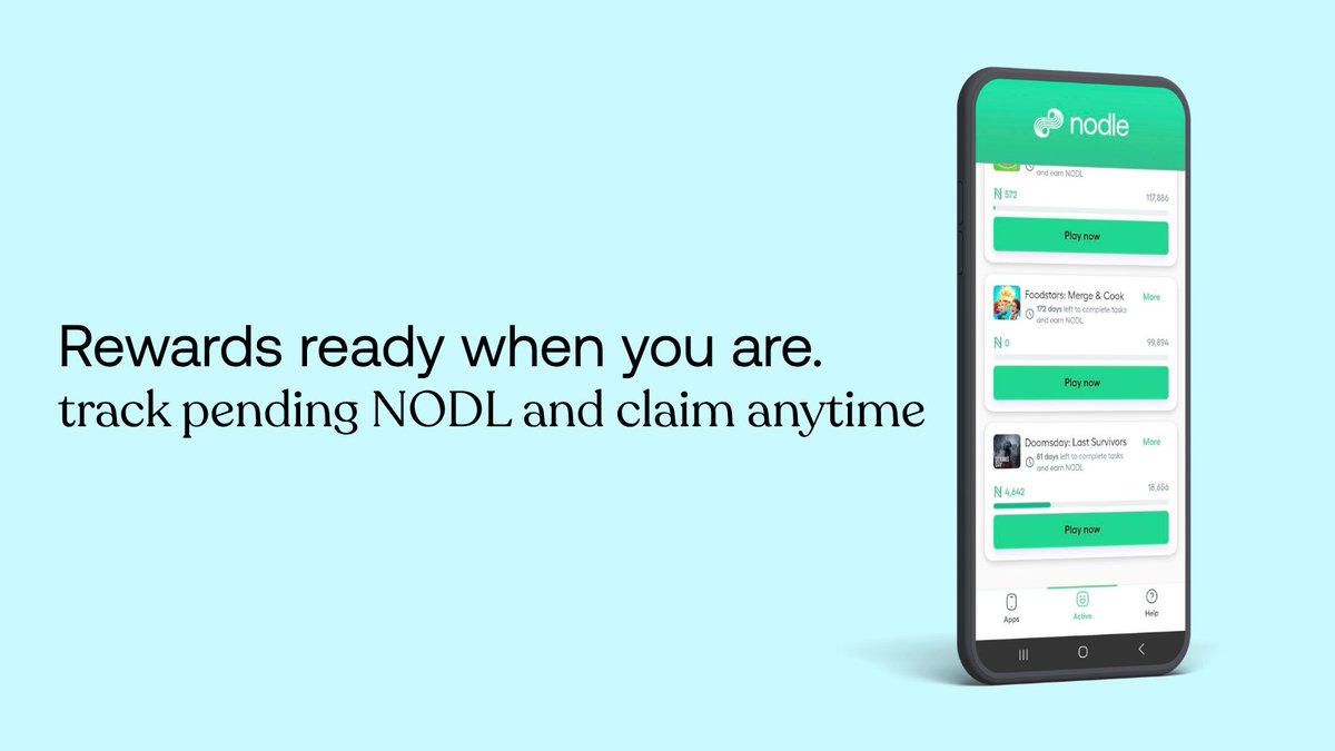 NodleNetwork's tweet photo. Track NODL. Claim anytime.

Everything you earn goes to your pending balance. You can see your progress and how many days are left in each campaign, then claim your NODL whenever you like.