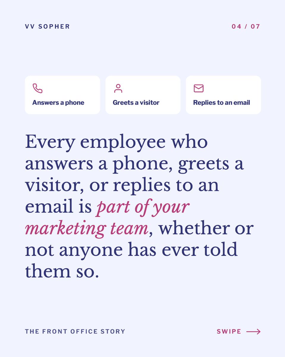 vsopher's tweet photo. You cannot advertise excellence and then make a family feel unwelcome.

A training participant with 30+ years in education told me no one had ever shown her how her attitude shapes enrollment and her campus budget. https://t.co/ARQ3ClOX8P
