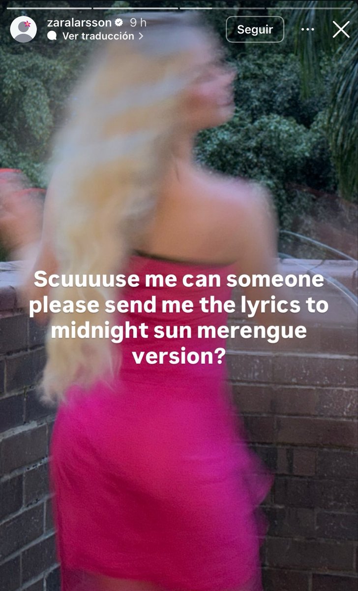 Haltutu's tweet photo. Zara Larsson ya escucho la version merengue IA de Midnight Sun 😭 https://t.co/YBVV5tjaj0