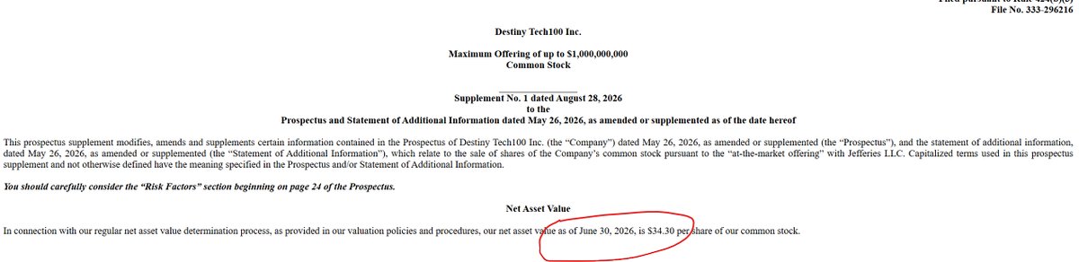AccessIPOs's tweet photo. @debtvscredit The price shown is the Oct 12th date in blue. NAV line value didn't show on my screen capture. But it is as you say. https://t.co/EB0tlSByla