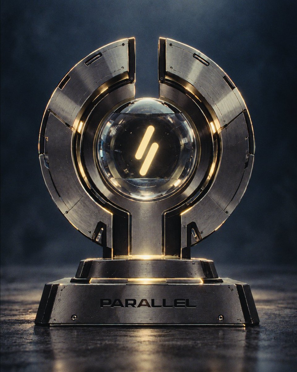 ParallelTCG's tweet photo. CC CUP TROPHY

The Community Clash Cup trophy was designed by Parallel Studios Art Director Oscar Mar. 

The CC Cup Champion will earn a 1/1 NFT of the trophy. All CC Cup players will receive an AP version as well. //

MORE INFO: https://t.co/6SSjQNQfiO
