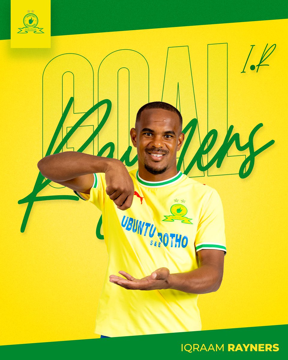 Masandawana's tweet photo. 37' GOOOOAAALLLL!  Matthews delivers the cross and Rayners is there to fire The Brazilians in front! 

#Sundowns #BetwayPrem #NeverStopRising https://t.co/FnYdpzrGJ1