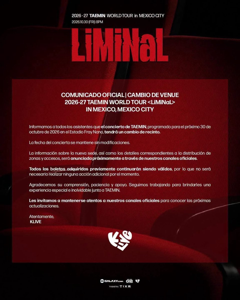 folklovermore9's tweet photo. Como pueden desaparecer el evento de la página, anunciar otro en su lugar, dar un testimonio pero luego eliminarlo y dejar que pasen más de 24hrs sin actualizar nada?? 

@ZepedaBros
@Tixr_
@AtencionProfeco
@Profeco

#RespectTAEMates
#Claridad_Liminal_TAEMIN_CDMX https://t.co/O6p5pSsj36