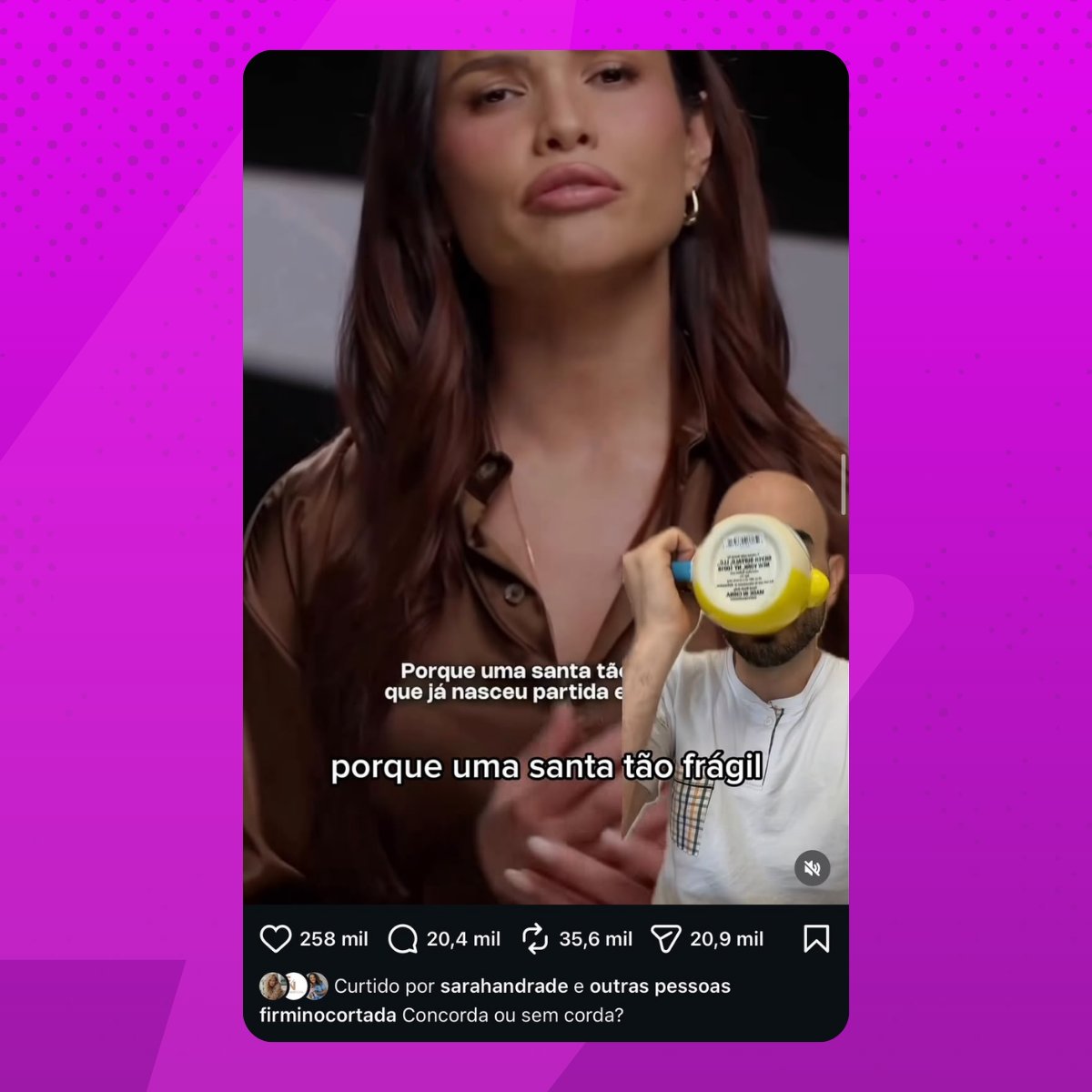 poptime's tweet photo. Sarah Andrade curte post de bolsonarista CONTRA vídeo de Juliette sobre Nossa Senhora Aparecida, deixando bem claro ser musa de direita. https://t.co/5FLTmIzn0r
