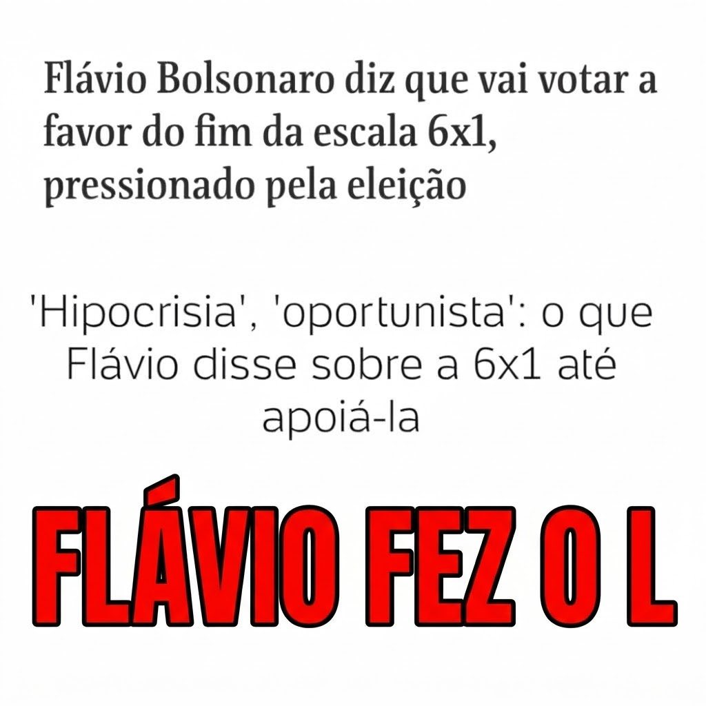 lazarorosa25's tweet photo. 🚨 ATENÇÃO, MILITÂNCIA! BORA COLOCAR ESSA TAG NO TOPO!

Tag:
FLÁVIO FEZ O L
#LulaVirouVotoDoFlavio

Flávio Bolsonaro sempre atacou o fim da escala 6x1 e sempre foi inimigo do trabalhador, mas, após nova pesquisa mostrar Lula se aproximando dele, resolveu enganar o povo fingindo que apoia a medida do presidente Lula que dá mais dignidade aos brasileiros. É muita hipocrisia!

FLÁVIO FEZ O L
#LulaVirouVotoDoFlavio