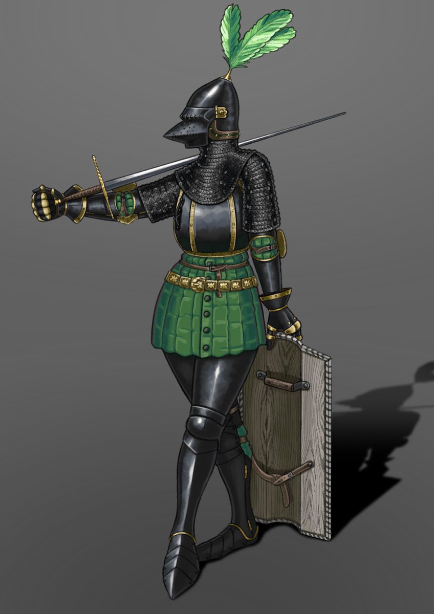 GerrorForSe's tweet photo. Hey #PortfolioDay
I’m drawing armour, playing with colours lately :] https://t.co/2tR0nlBru4