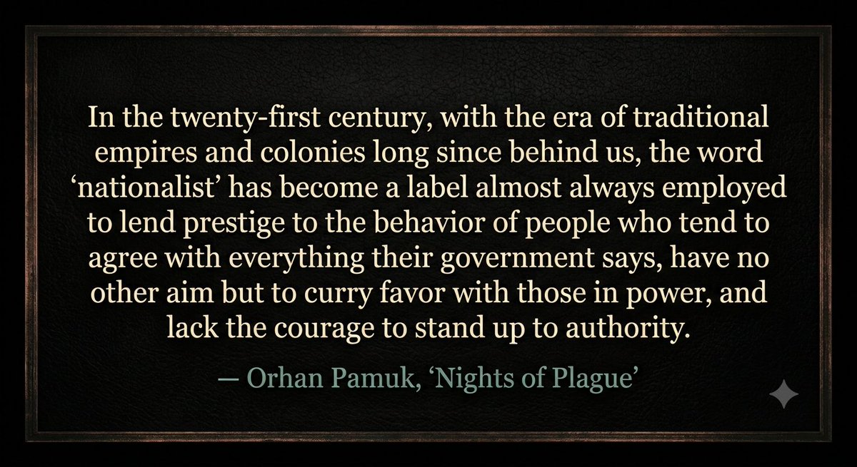 alazan365's tweet photo. — Orhan Pamuk, 'Nights of Plague' https://t.co/ykcelLExah