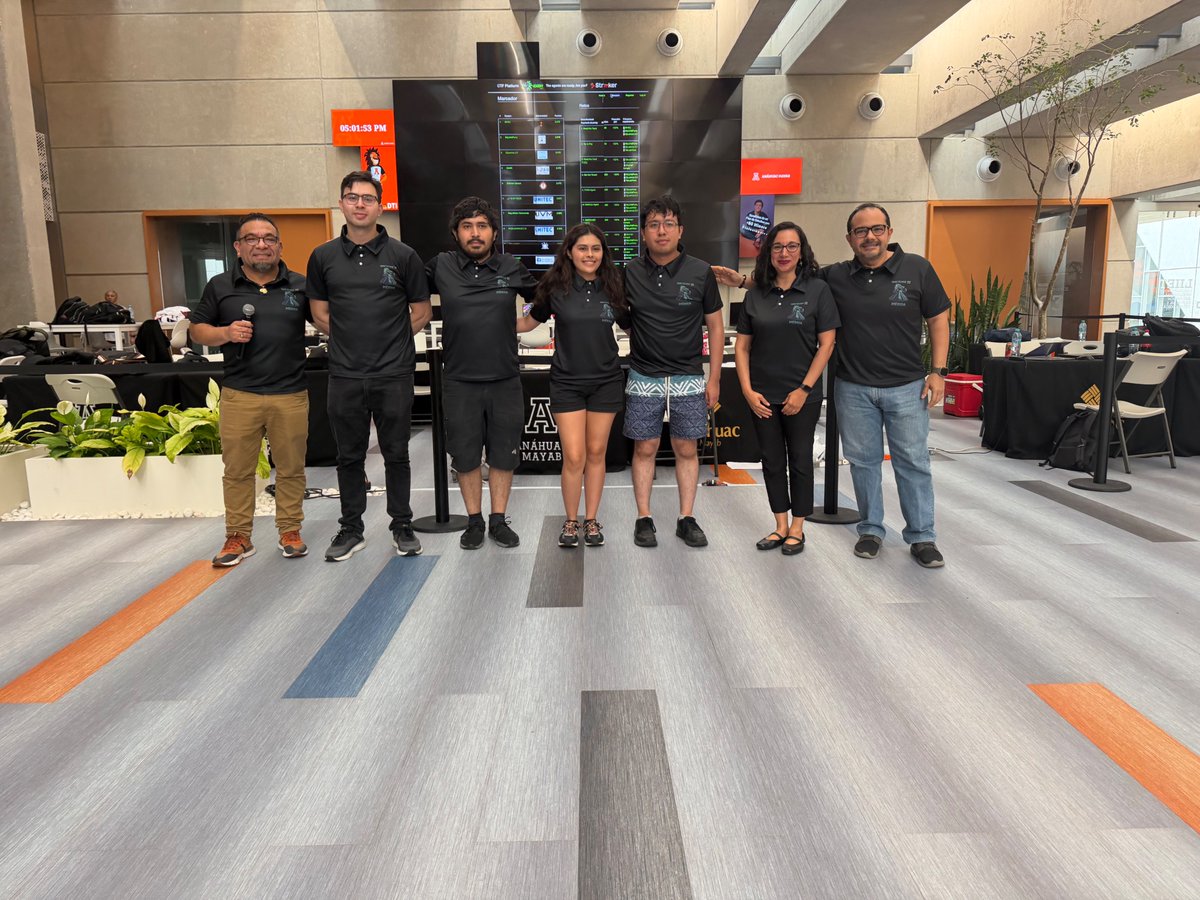hackdef's tweet photo. Felicidades a los finalistas del #HackDef 10 en Merida, Yucatan! No en el Top 3 pero definitivamente lo mejor de Mexico!

4to #INVAR - @fciencias (UNAM)
5to #Chichen_Itzchack - @ITMerida1
6to #YSISI_Devs - @UNITECMX 
7mo #YaquiMeshi_Sonorense @UVMHermosillo 

Viva México! https://t.co/XiS7dXP9OW
