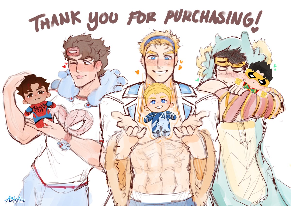 AztexArts's tweet photo. a little thank you doodle before they get sent over! 🫶🥹
-
#MarvelRivals https://t.co/w1RUDs05DT