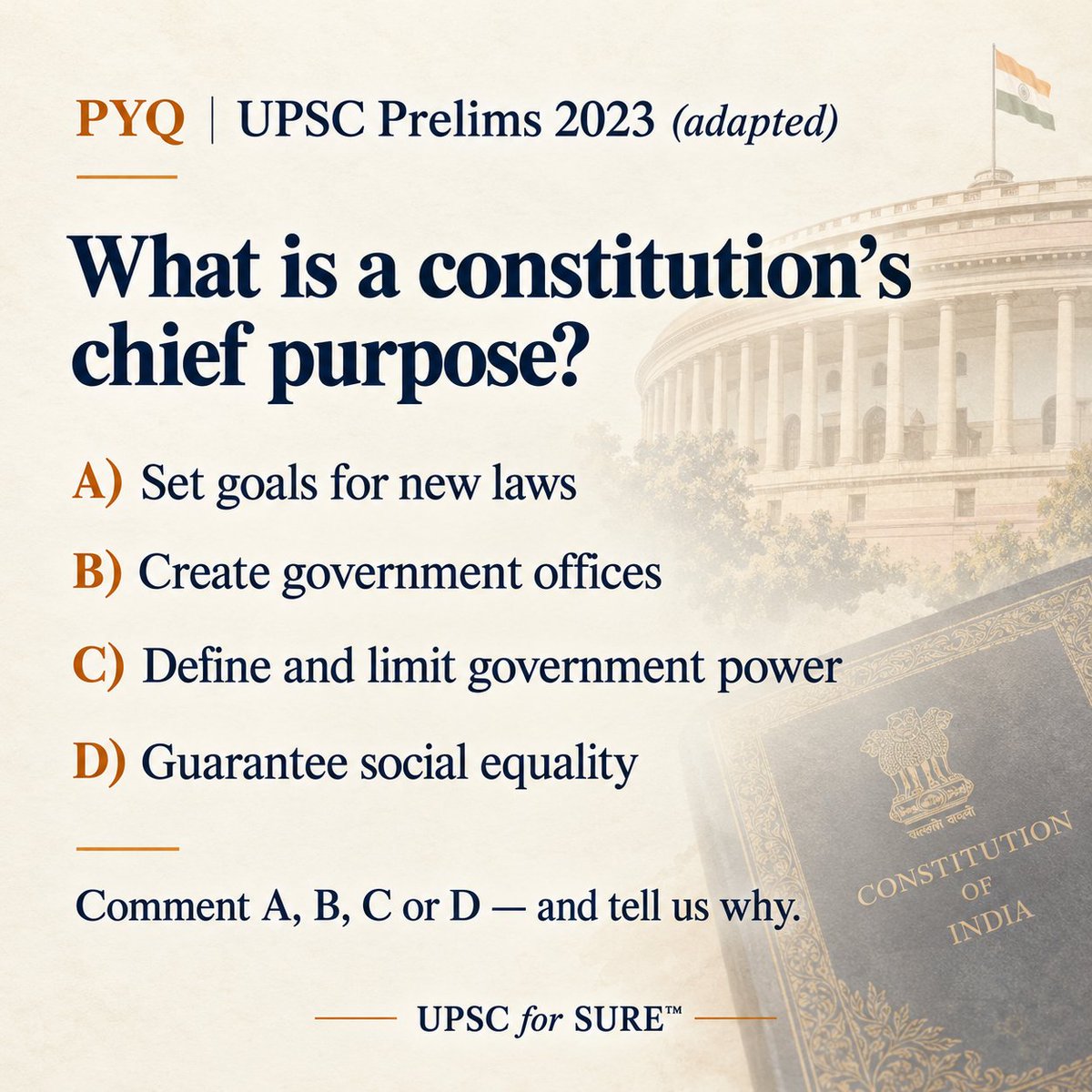 UPSCforsure's tweet photo. #UPSC #CSE2027 https://t.co/VWLt91DnBf