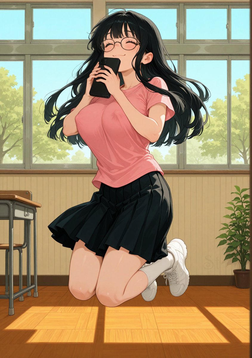 STAKER_art's tweet photo. Сuuuuute!!! #KokoroEguchi #TonarinoSekinoYatsugaEroimedeMitekuruHanashi #Alart #AIイラスト https://t.co/Db7WeYtTgG