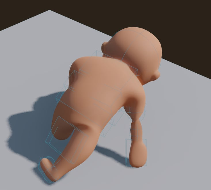 elementbound's tweet photo. been messing with ragdoll physics and I have never related to a bunch of triangles so hard

#gamedev #godotengine https://t.co/gQFDmC7Dks