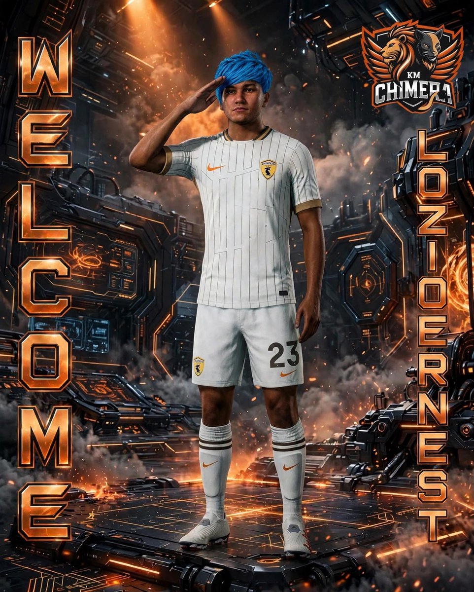 KMChimera's tweet photo. @Lozioernest is a new KM Chimera player.
Benvenuto! 🛡 https://t.co/tY0tC4VZQa