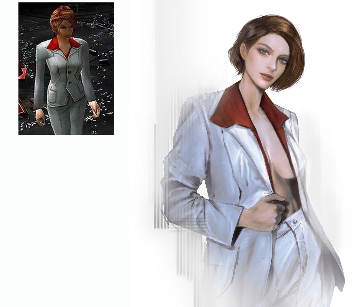 momokulala's tweet photo. RE3 Disco Jill Valentine sketch #ResidentEvil https://t.co/o4uYpmVK7t