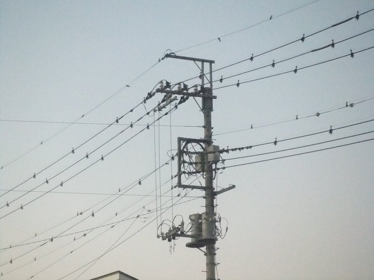 dencyu_bu's tweet photo. 栃木某所で見た長い架空地線支持腕金
1500mm腕金か…？(東京電力) https://t.co/Ab7EnV7TPC
