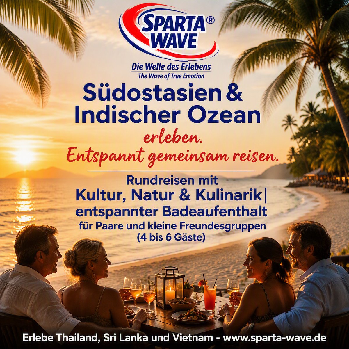 SSueSavS's tweet photo. Sparta-Wave®: Premium-Fernreisen mit persönlicher Beratung durch Asien-Experte Olaf Diroll. Entdecken Sie Sri Lanka, Thailand, Vietnam, Kambodscha, Malediven und Mauritius – ideal für Paare und kleine Gruppen. https://t.co/NOFVD91rwP