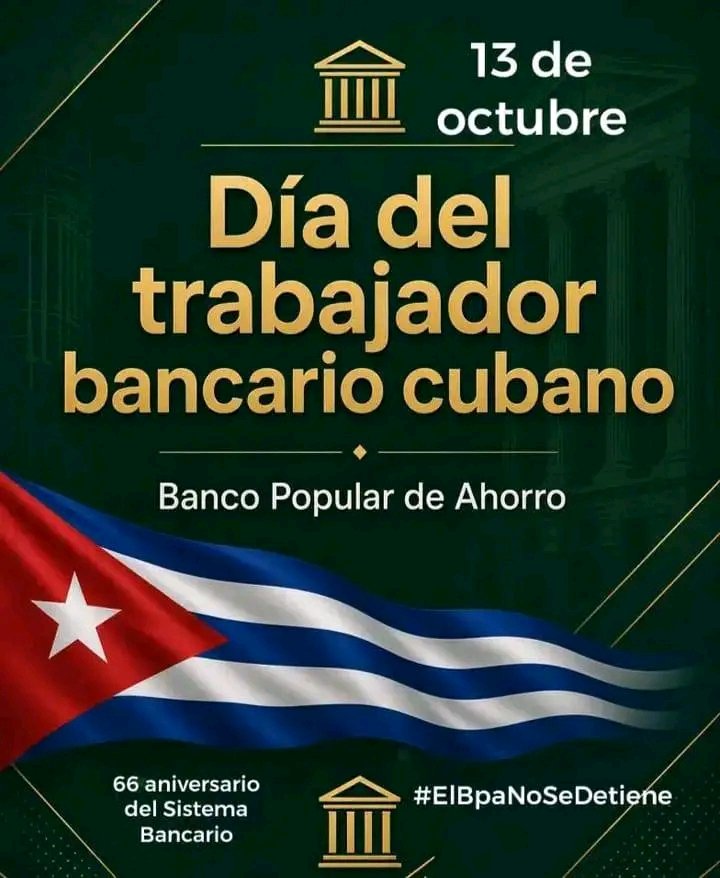 JDtoMediaNP's tweet photo. Muchas felicidades para los trabajadores del sector Bancario en su día. https://t.co/6D9BR5LEjV