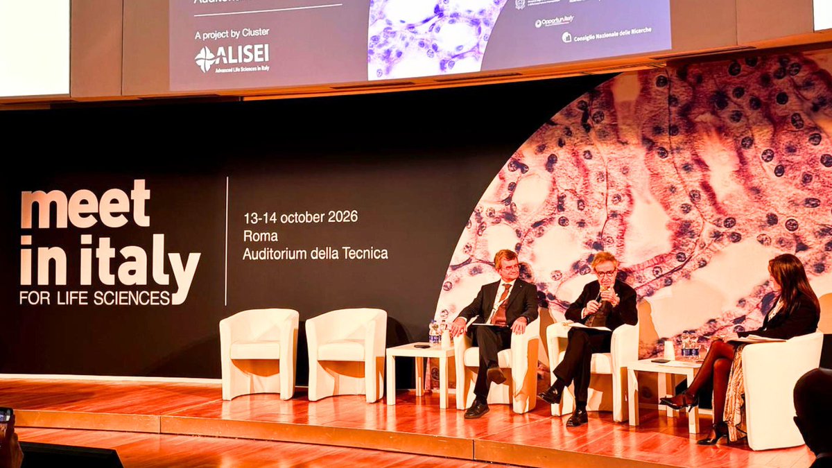 CNRsocial_'s tweet photo. #MeetInItaly for #LifeSciences 2026: a Roma si apre il confronto sul futuro delle scienze della vita
Il presidente Lenzi, ha partecipato alla conferenza istituzionale 'Shaping the Future of Life Sciences'
Leggi di più👇
https://t.co/cd1VfOmE7g https://t.co/vHPdydaFyh