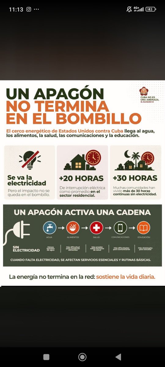 embacubaven's tweet photo. El cerco energético de Estados Unidos contra #Cuba 🇨🇺 impacta en todos los sectores de la vida cotidiana del pueblo cubano. 

#CubaNoEsUnaAmenaza, el bloqueo sí. https://t.co/kbzhbE3EH9