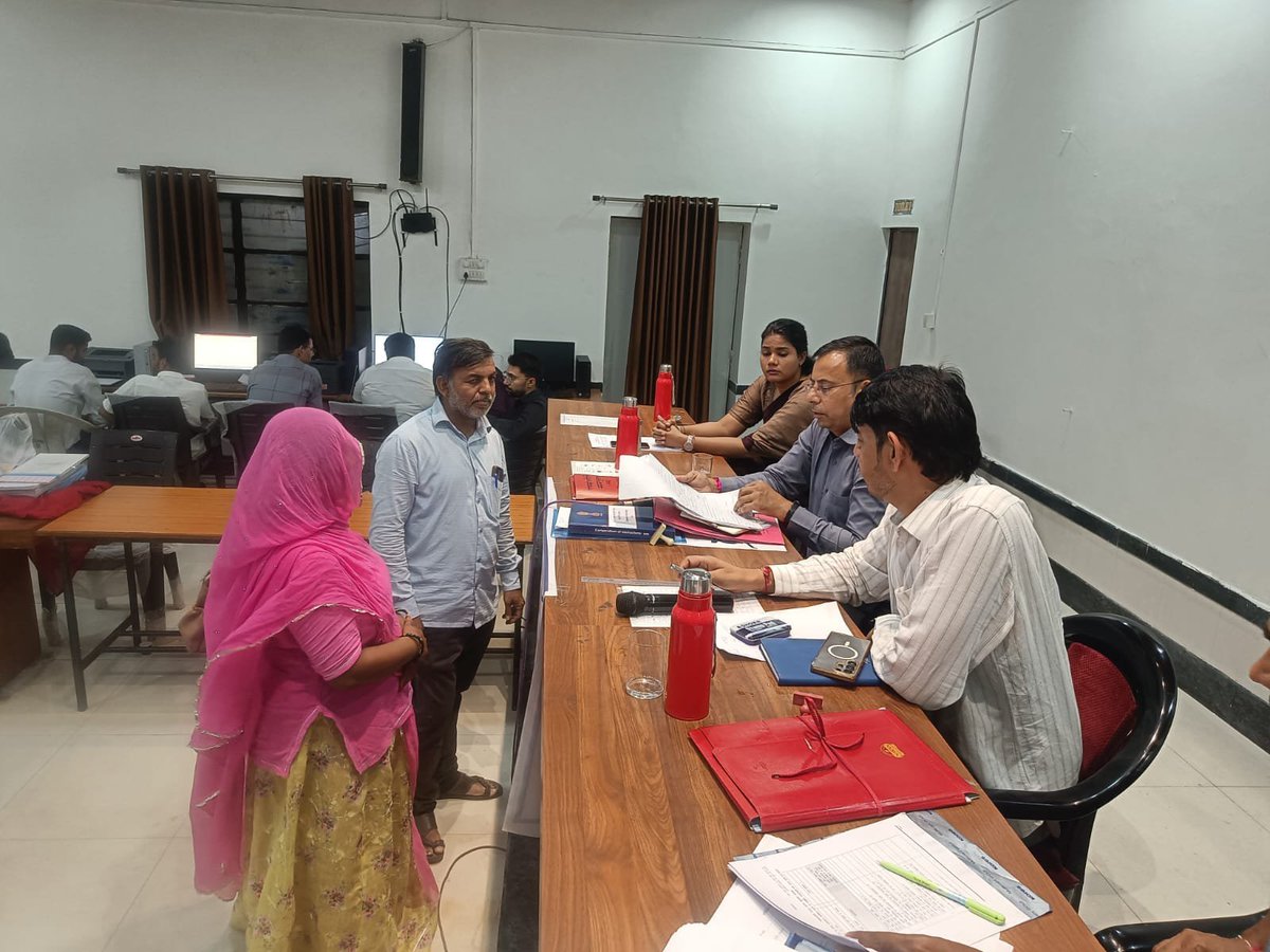 DcDmPali's tweet photo. पंचायत चुनाव: 90 नामांकन पत्र वितरित, दो अभ्यर्थियों ने जमा करवाए पर्चे
16 अक्टूबर तक प्रस्तुत किए जा सकेंगे नामांकन, 17 को होगी पत्रों की संवीक्षा
@ECISVEEP @CeoRajasthan @DIPRRajasthan @PaliZila @sveep_pali https://t.co/CUpz30cfGc