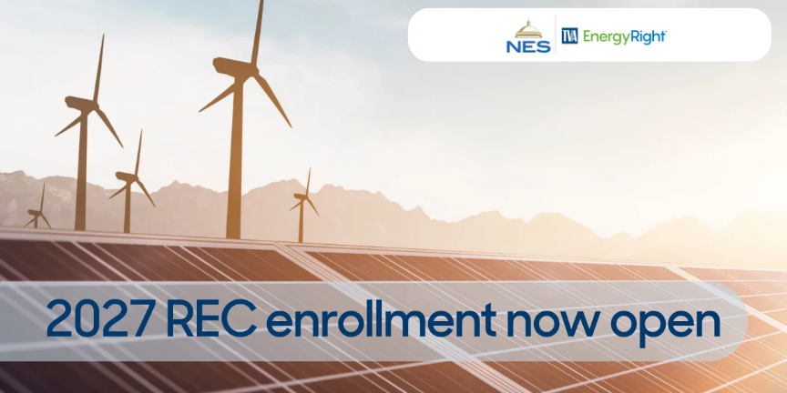 NESpower's tweet photo. @TVAEnergyRight’s Power REC program is officially open for enrollment!

Priority enrollment is open through November 9, 2026, for businesses to purchase renewable energy certificates for the 2027 calendar year and match up to 105% of your electricity load with renewable energy generated in and delivered to our seven-state region.

With no long-term contracts, flexible one-year enrollment, and competitively priced wind and solar RECs, Power REC offers a straightforward path to meeting your carbon reduction goals.

Enroll now at https://t.co/R0RWhm4FS2