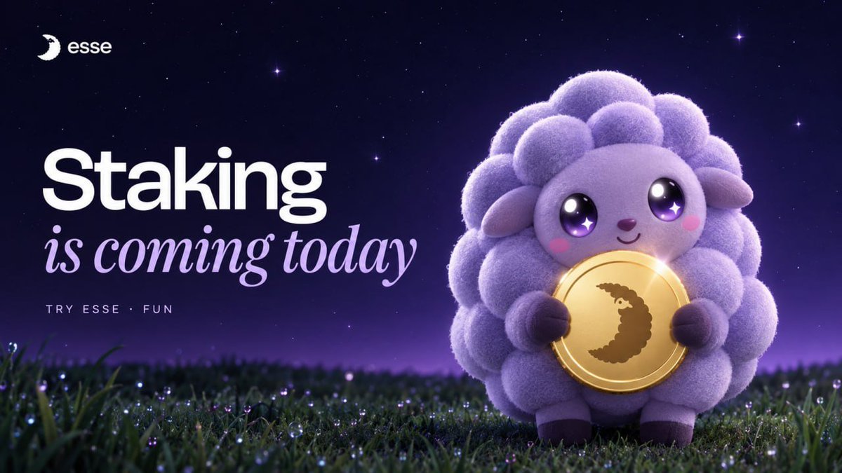 essecoins's tweet photo. Staking is coming today 🐑

Stake $ESSE and earn up to 200% APR, paid in wSOL.
wSOL is coming from the @Pumpfun creator fees.

The more token trades - the higher the APR.

Shipping today 🐑

https://t.co/N6cESM0zbB https://t.co/Y5eEWgtb9s