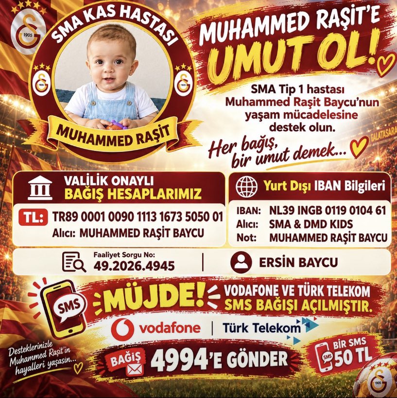 Sk_ay09's tweet photo. @SmeyraSoyuikcz Muhammed bebek kazansın 💛♥️🦁
@sma_mrasitbaycu 

Galatasaray – Barcelona
UEFA Şampiyonlar Ligi
#GSvFCB
#BugünGünlerdenGALATASARAY 
#GalatasarayBarça https://t.co/7WKwDRKR2w