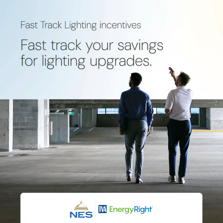 NESpower's tweet photo. NES and @TVAEnergyRight are partnering to bring you Fast Track Lighting incentives. Earn incentives ranging from $3 - $380 on various LED options or up to 70% of material costs. Get paid to upgrade to LEDs. No pre-approval required

Learn more at https://t.co/ELw93kaNA9 https://t.co/eBoFvgVwV1