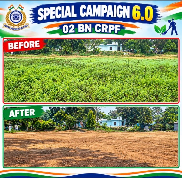CTGSECTORCRPF's tweet photo. Clean Spaces, Lasting Impact!

Reinforcing the values of cleanliness, accountability and sustainable practices, Offices/Units of #ChhattisgarhSector, CRPF, carried out cleanliness activities across Dantewada, Bijapur, Sukma & Jagdalpur under #SpecialCampaign6.0, reflecting the Force’s resolve to promote a cleaner environment and responsible public service.

#SpecialCampaign6 #CRPF #NationFirst
@crpfindia @gpsinghips @CentralZoneCrpf @DIGOPSBJPR @OpsKonta @digcrpfsukma @Digpopsdwa @digopsjagdalpur @RaipurRange @GCRAIPUR @GC_BILASPUR @mygovindia @DARPG_GoI @PIBHomeAffairs @HMOIndia @PMOIndia