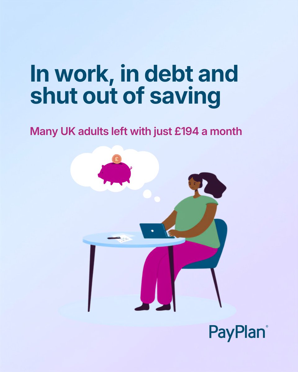 PayPlan's tweet photo. The typical person coming to us this year is 40, in a full-time PAYE job, renting, but only has £194 at the end of the month. Surprised?

They're not overspending – they've just been overtaken by something they didn't plan far.

Familiar? Get in touch.

#debthelp #costofliving https://t.co/qhlsiPiooK