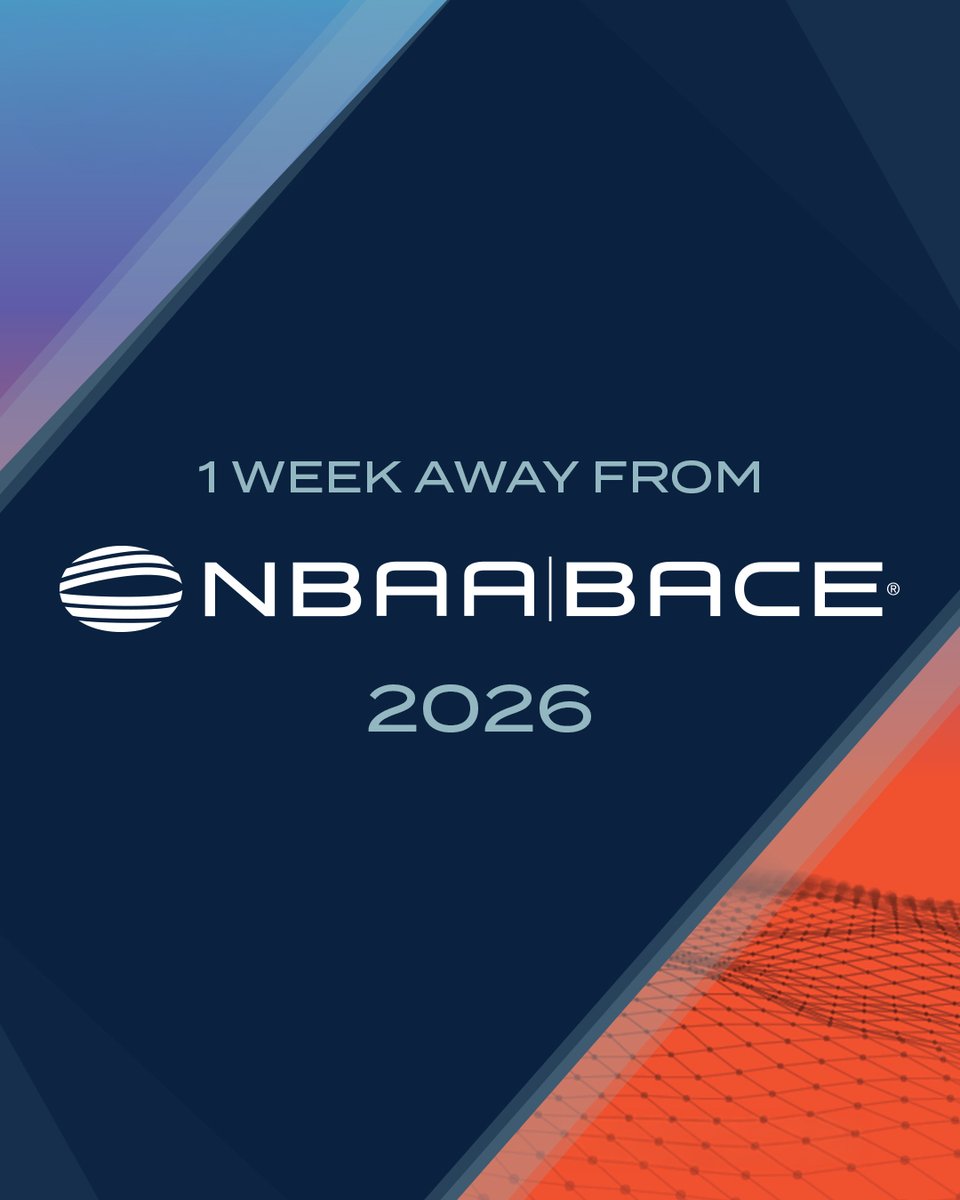 SignatureFBO's tweet photo. We're one week away from the NBAA Business Aviation Convention & Exhibition 2026!

Stop by booth #2133 and meet with our global sales team to learn more about Signature's commitments to innovate and elevate your experience at our private aviation terminals and discuss how we can serve you.

Unlock all the details and book a meeting here: https://t.co/0xkTNTzNYi

We look forward to seeing you!

#SignatureAviation #nbaa2026