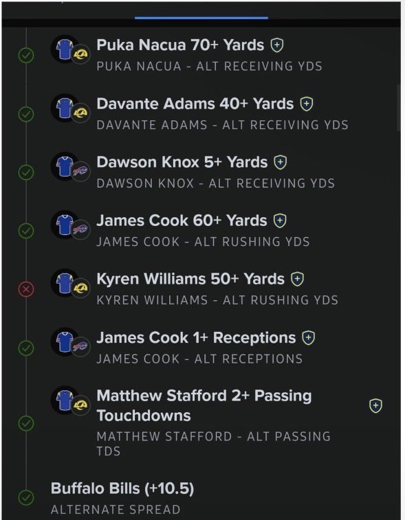 NationalPrison's tweet photo. Yo yall check yall @FanDuelSports kyren williams slips my slip just got corrected.

We gotta keep correcting these mfs hold them accountable.

Cash it🔥🔥🔥🔥🔥 https://t.co/kvD1zS3hjQ