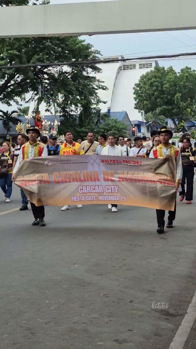 yankocf2011's tweet photo. Halad sa Pagtuo 2026, nga nagpasundayag sa mga lungsod sa Cebu ug ilang Patron Saints: Carcar City, Alegria, Pilar, ug Tudela. https://t.co/HSCaw51rst