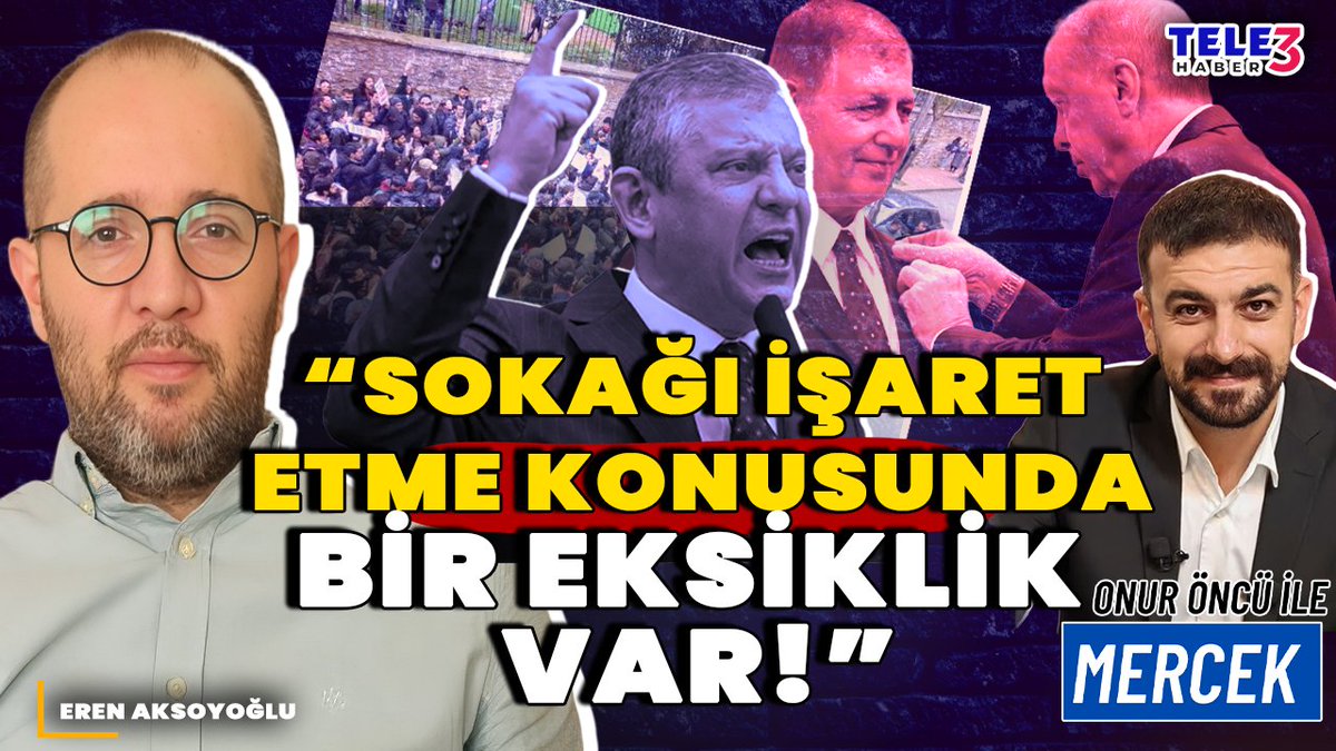 tele3haber's tweet photo. Onur Öncü ile Mercek, 20.00'da Tele3 Haber YouTube kanalında!

@onnuroncuuoenc @eren_aksoyoglu 

https://t.co/cFmhEQi6s3 https://t.co/I8fxs211t9