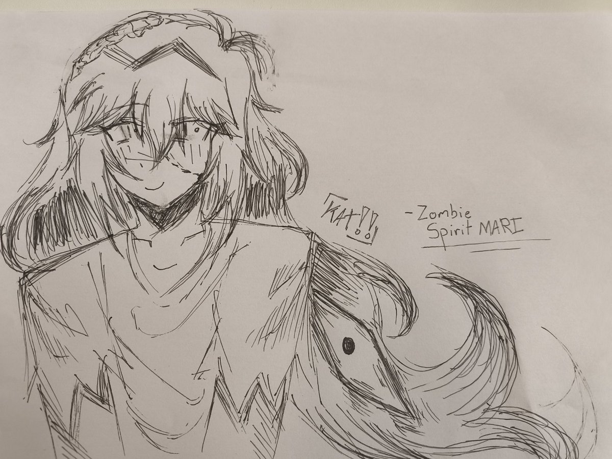 nighthydrangea_'s tweet photo. zombie mari 🧠🫀

#omoritwt #omorifanart #spiritmari #fanartㅤㅤㅤㅤ https://t.co/OUfbAkCd4m