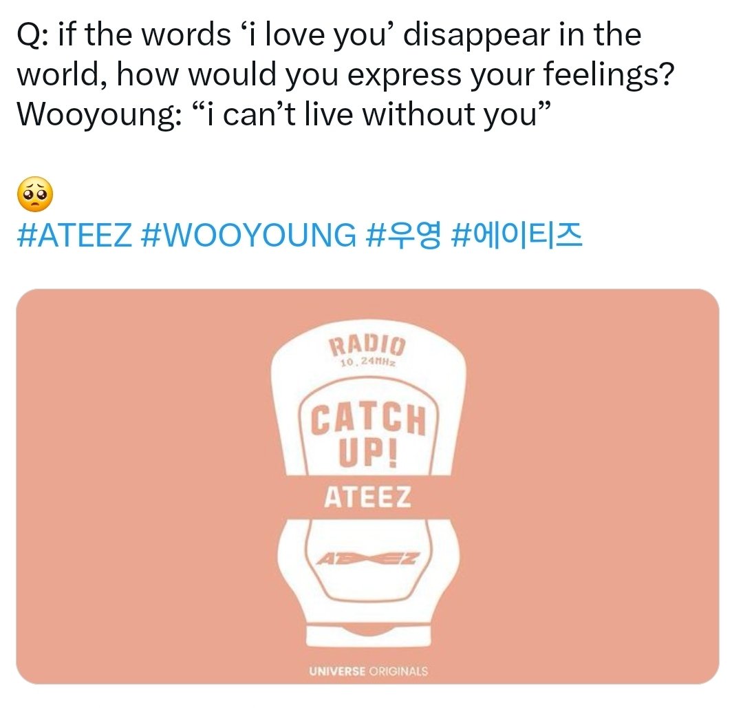 wo0youngbuin's tweet photo. “When ‘I love you’ disappears from the world, I’d say ‘I can’t live without you’ instead. And if I can’t use those words to tell you I love you, then how else am I supposed to tell you?I CAN’T LIVE WITHOUT YOU” https://t.co/6ztfEsHcEZ