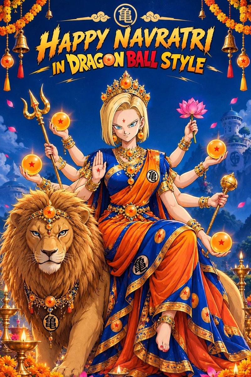 SonGoatku0's tweet photo. 🙏 Happy Navratri.!! 🪷🔱

🐉 Dragon Ball Ladies in Maa Avatars ✨

Thread 🧵

#Navratri #DragonBall

1. Android 18 https://t.co/xmaxCXt3zt