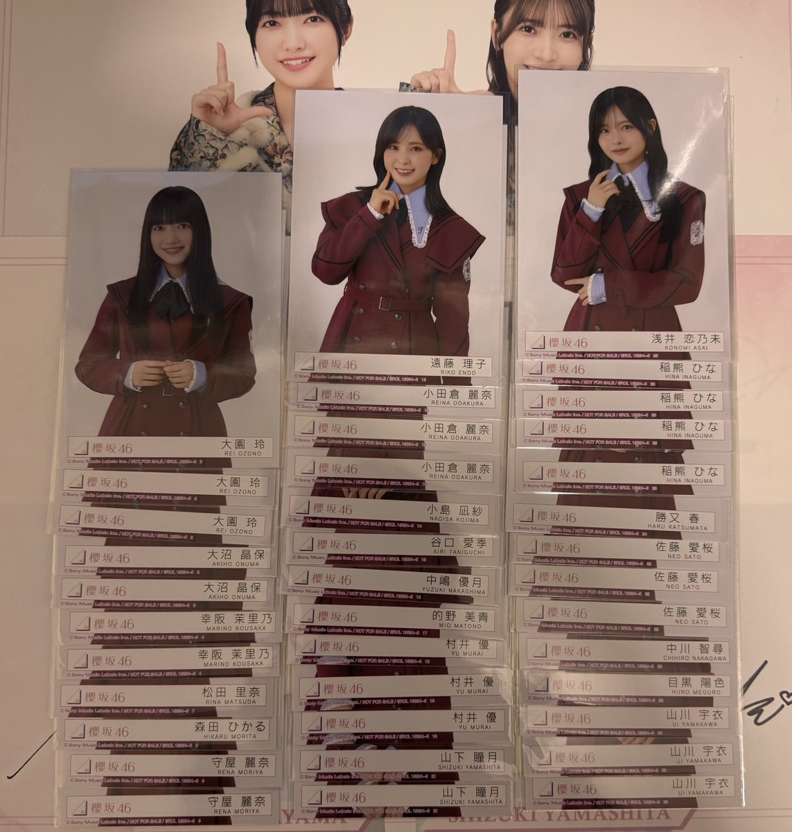 runmiu_sakura's tweet photo. 櫻坂46 トレード　トレ　16th封入　

譲)画像1〜5

求)村山 封入、クーポン♾️(封入ヨリ優先)

※森田藤吉は好条件優先
郵送トレ、アニラ両日　リアミ有明 https://t.co/txK3VFTDWL