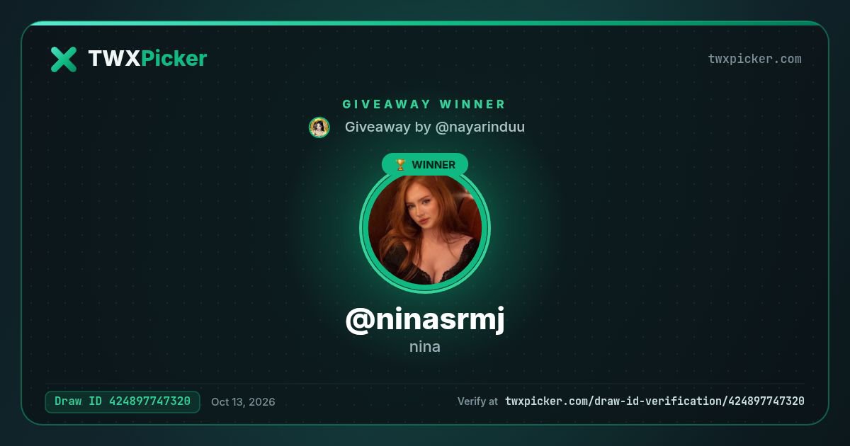 manikezraa's tweet photo. ㅤ
ㅤ
ㅤ𝐄-𝐖𝐀𝐋𝐋𝐄𝐓 𝟐𝟓𝐊 💸
ㅤ𝟐 𝐋𝐔𝐂𝐊𝐘 𝐖𝐈𝐍𝐍𝐄𝐑𝐒

ㅤ🏆 @ninasrmj
ㅤ🏆 @caithlien 

ㅤClaim your prize via DM:
ㅤ@jerricogd

ㅤ https://t.co/Mvyt1JRRg2