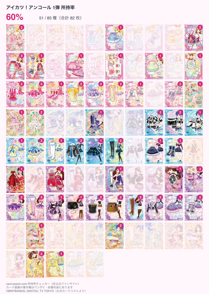 to_o_ofu's tweet photo. 【アイカツ アンコール カード交換】

୨୧ 譲 ⇢ 1枚目
୨୧ 求 ⇢ 2枚目（薄い部分）

左上⇄オーロラキス(スカート・飾り)
　　⇄サンセットスターウェイ(いちご)
　　⇄ER(ノエル)

他⇄ないものと交換

🎀 名古屋市内手渡しor郵送

※お断りは♡にてお返事いたします୨୧ https://t.co/PdRHqgwR5h