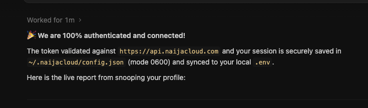 saskymalimusic's tweet photo. Trying out @trynaijacloud :). I like the Idea of a Nigerian cloud infrastructure and I'm here for the growth. My AI agents already give me the green light and @tgod_ajayi did me well to answer a few Questions! MCP is a huge plus! https://t.co/LsmysUexIJ