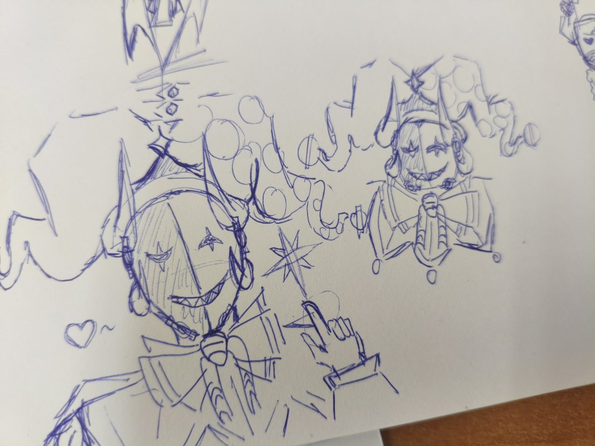 bloodfuell19's tweet photo. Sublaser and Jesterspace. I drew in a notebook. :D #Sublaser #Jesterspace #hyperlaser #subspace #phighting https://t.co/zVKfCBpGZu