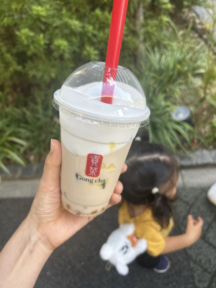 pipochan_1's tweet photo. 紅はるかミルクティー甘さ控えめ氷少なめミルクフォーム増量美味しい！今年の芋ドリはゴンチャとすき家の焼き芋シェイクが好み🥤⸝⋆⸝⋆ https://t.co/uv45VwK26v