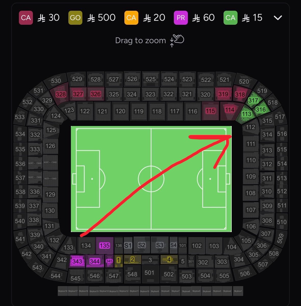 3zoozvic's tweet photo. عاجل || 🚨🚨🚨🚨🚨🚨

- نفاذ كافة تذاكر المدرج الشمالي ✅
- باقي 1000 تذكرة في الواجهة ✅
- فتحت زوايا المدرج الجنوبي بقيمة 15 ريال بس

الهمة يا اعظم جمهور بدون تخاذل واتكاليه .. انشروها واحجزوا .. ورانا ليلة للتاريخ 🔥🫡

https://t.co/xCBXe8zEsl https://t.co/jIZTc5pODy