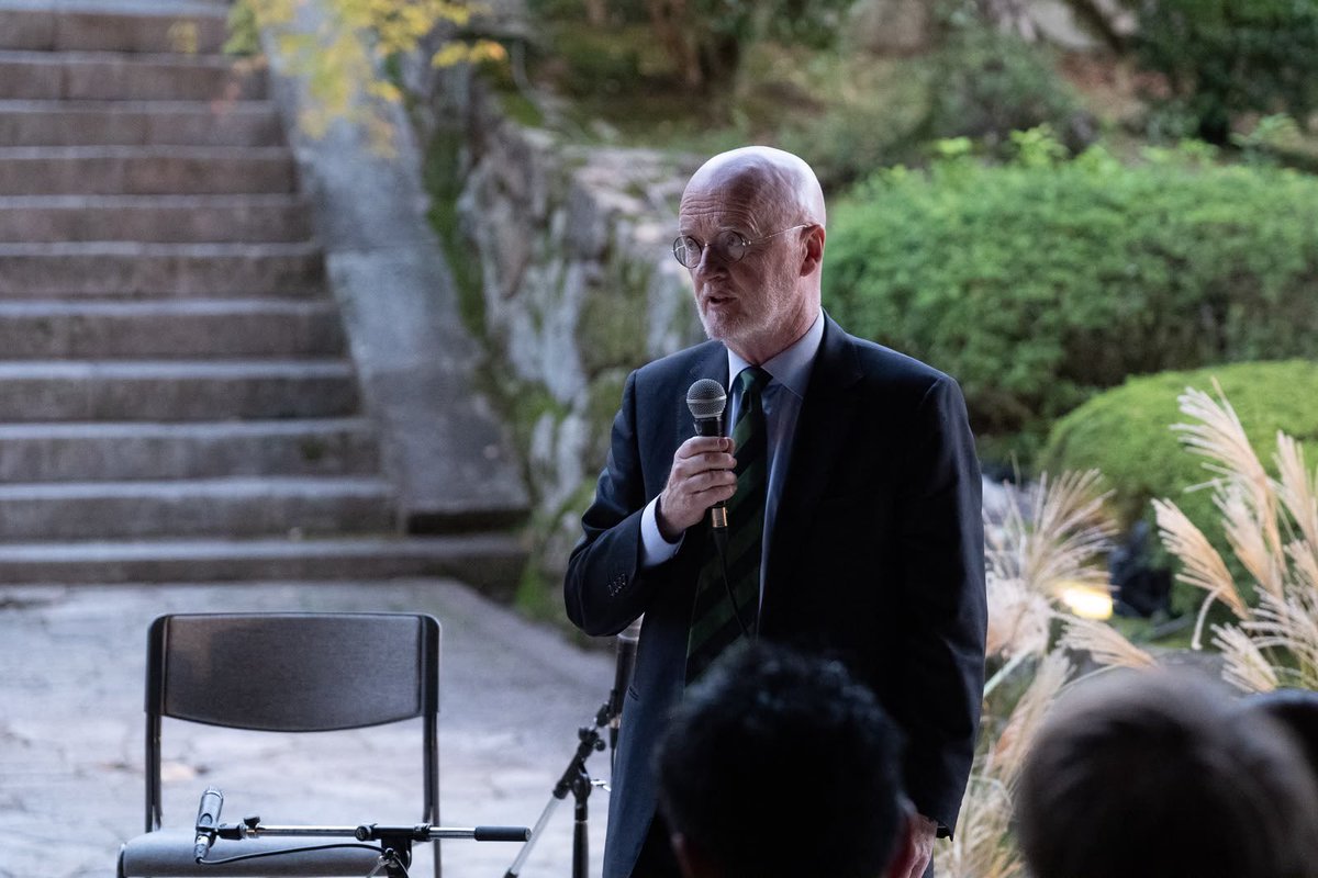 IEAmbJapan's tweet photo. …more from farewell to Magnus RINN at Chionin temple last weekend with @martinhayesmusic and @davidpowerup #kyoto #EXPO25 https://t.co/pYyL7eeIEI
