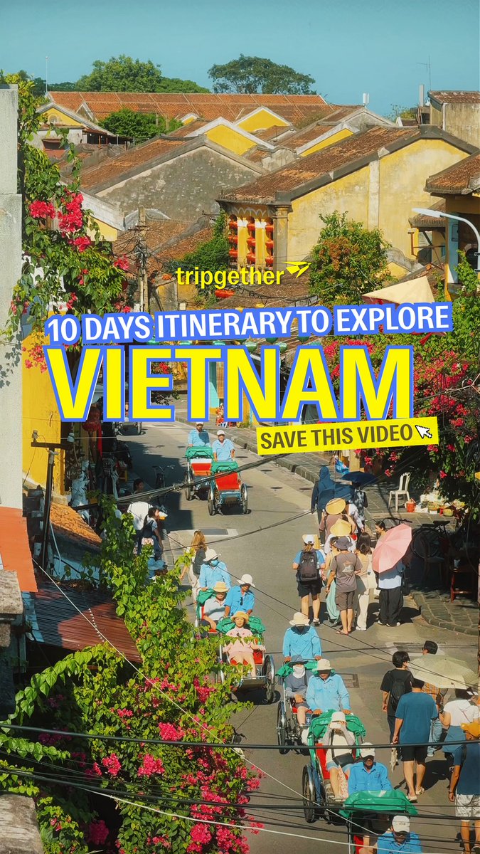 xavykz11's tweet photo. 10 days in Vietnam: vibrant Hanoi, peaceful countryside, ancient towns, tropical beaches, and Southern energy. Long enough to fall in love, yet still leave wanting more. DM us to plan your journey. https://t.co/TUU0z8bOdr