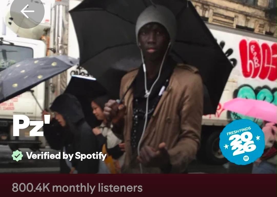 NoahFmRadio's tweet photo. Pz' officially surpasses 800k monthly listeners on Spotify ❤️‍🔥🐍 https://t.co/ocG1CgmNiI